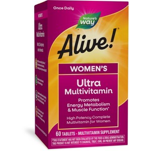 Nature's Way Alive! Women's Ultra Multivitamin Tablets - 60ct - 1 of 4