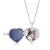 Ross-Simons Lapis Heart Pendant Necklace in Sterling Silver Size 18 - 4 of 4