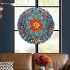 CHLOE Lighting BLOSSOM Tiffany-style Glass Window Panel 21 - 4 of 4