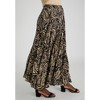 Jessica London Women's Plus Size Petite Flowing Crinkled Maxi Skirt - 4 of 4