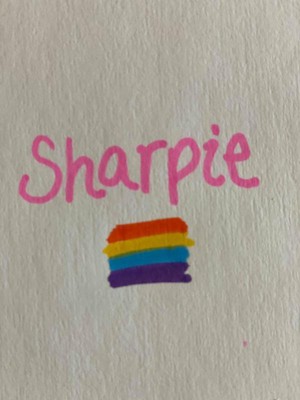 Sharpie Medium Point Oil-Based Opaque Paint Markers 5/Pkg-Black, Gold, Red,  Silver & White - 071641024175