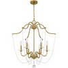 Sunday 6-Light Aged Brass Chandelier - 4 of 4