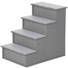 4 Step Pet Stairs for Small Dogs and Cats,Soft Cushioned Dog Ladder with Washable Non-Slip-LAOTIES - 4 of 4