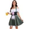 Womens Off Shoulder Halter Costumes for Traditional Carnival Halloween 1 Piece Party Dress - 2 of 4
