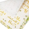 Sparkle and Bash 50 Pack Bee Gender Reveal Party Supplies, Disposable Paper Napkins 5 x 5 In - image 3 of 4