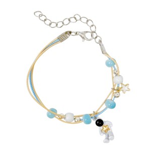 Wrapables Friendship Beaded Enamel Charm Bracelet - 1 of 4