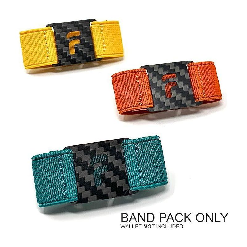 Fidelo 3 Band Pack Compatible With Our Aluminum Wallet - Black, 2 of 3