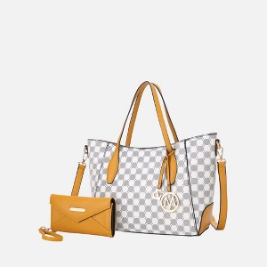 MKF Collection Gianna Women’s Tote with matching Wallet by Mia K – 2 Pieces - 1 of 4