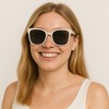 Anna-Kaci Retro Design Oversized Square Sunglasses with UV400 Protection - 3 of 3