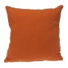 HomeRoots 18" X 18" Orange and Ivory Southwestern Cotton Throw Pillow - 4 of 4