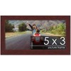PosterPalooza | Photo Size Classic Modern Brown Frame - UV Acrylic, Foam Board Backing, Hanging Hardware - 3 of 4