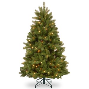 5' Prelit Feel Real Newberry Spruce Artificial Christmas Tree Clear Lights - National Tree Company - 1 of 3