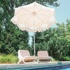 MINNIDIP Round Scalloped Petal Market Patio Umbrella - Blush - 2 of 4