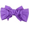 RuffleButts Girls UPF50+ Swim Bow Headband - Neon Purple, One Size - 2 of 4