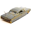 1964 Chevrolet Impala SS Lowrider Gray Metallic with Gold Graphics "Lowriders" "Maisto Design" 1/26 Diecast Model Car by Maisto - 3 of 3