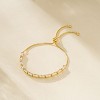 Tennis Bracelet for Women, 14K Gold Plated Cubic Zirconia Adjustable Slider Bracelets Trendy Jewelry Gift - 4 of 4