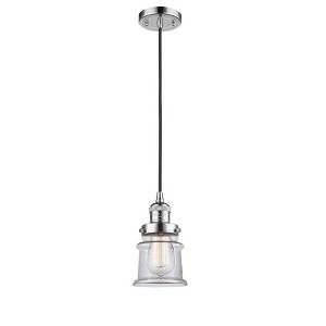 Canton - 1 Light Cord Hung Mini Pendant In Industrial Style-10 Inches Tall and 5.25 Inches Wide - 1 of 1