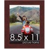PosterPalooza | Photo Size Classic Modern Brown Frame - UV Acrylic, Foam Board Backing, Hanging Hardware - 3 of 4