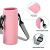 Unique Bargains Portable Durable Adjustable Strap Insulated Water Bottle Sling Bag 4 Pcs - 4 of 4
