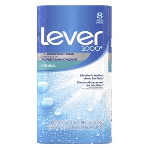 Lever 2000 Soap Bar Original, 3.15 oz, 8 Bars - 1 of 4
