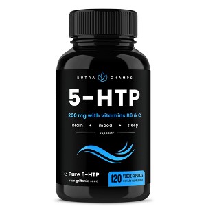 NutraChamps 5-HTP Capsules - 120ct - 1 of 3
