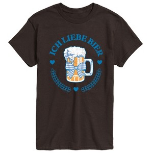 Men's - Instant Message - Ich Liebe Bier Oktoberfest Short Sleeve Graphic T-Shirt - 1 of 4