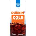 Dunkin Cold Pre-Pack Bag Medium Dark Roast Coffee - 10oz
