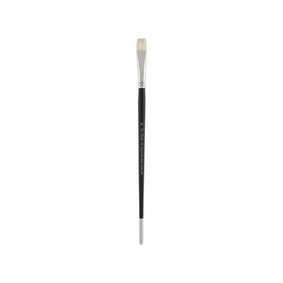 Creative Mark Pro Stroke Premium White Chungking Hog Bristle Artist Paint Brush - Bright - Natural Bristle Brush w/ Great Control Suitable for Oils,