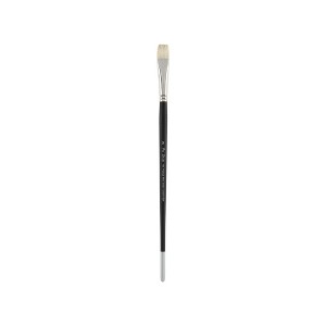 Creative Mark Pro Stroke Premium White Chungking Hog Bristle Artist Paint Brush - Bright - Natural Bristle Brush w/ Great Control Suitable for Oils, - 1 of 4
