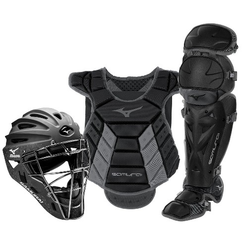 Mizuno Samurai Boxed Catcher's Gear Set Black / Grey 14-15