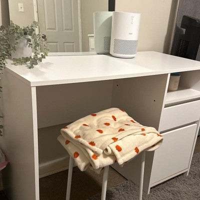 Wood And Metal Desk With Shelves Natural - Room Essentials™ : Target