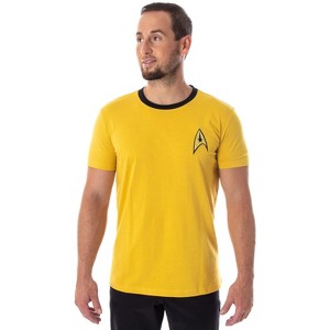 Star Trek The Original Series Men's Costume Short Sleeve Shirt - Kirk, Spock - 1 of 4