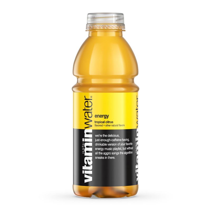 vitaminwater energy tropical citrus - 20 fl oz Bottle, 5 of 10