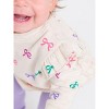 RuffleButts Baby Girls Sweatshirt Bubble Romper - 4 of 4