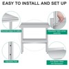 60x24 Inch Stainless Steel Work Table w/ Backsplash & Adjustable Shelf for Commercial Kitchen | Heavy Duty - 3 of 4