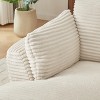 Oversized Chaise Lounge Chair with Comfy Pillows, Corduroy Upholstered Sleeper Sofa Bed, No Assembly - ModernLuxe - 4 of 4