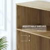 PexFix Wood Grain Storage Cabinet Bookshelf for Living Room Office Bedroom - 4 of 4