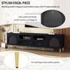 Modern TV Stand for TVs Up to 85", Entertainment Center with 4 Drawers, Wooden Media Console Cabinet, Storage Cabinet for Living Room Bedroom - 4 of 4