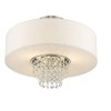 Livex Lighting Carlisle 3 - Light Semi-Flush Mount in  Brushed Nickel - 4 of 4