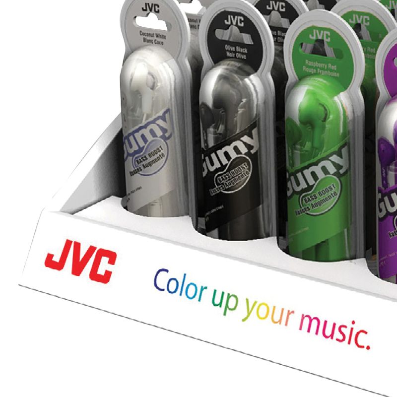JVC® Gumy Earbuds Countertop Display, 25 Count, 4 of 7