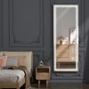 Floor Mirror, with LED Adjustable Light, Aluminum Alloy  Arched  Full Body Mirror, for Home Office Clothing Store, 63"X 16" - 2 of 4