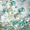 Aqua Pearlized Beaded Garland Multicolor 3"H - 2 of 2