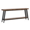 Resenkos Entryway Table, Console Sofa Table,70.9" Console Table, 2-Tier Extra Long Sofa Table with Storage Shelf Brown - 2 of 2