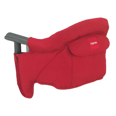 Inglesina Fast Table Hook On High Chair Booster Foldable And Portable Dining Seat With Storage Pocket For Babies and Infants Up To 36 Months, Red