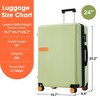 YONWAY 24inch Luggage, Expandable Lightweight Suitcase, Hardshell Suitcase with TSA Lock - 3 of 4