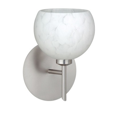 Besa Lighting Palla 5 1 - Light Wall Light in  Satin Nickel