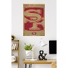 Trends International NFL San Francisco 49ers - Logo 25 Unframed Wall Poster Prints - 2 of 4