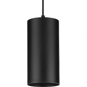 Progress Lighting, Cylinder, 1-Light, Outdoor Hanging Pendant, Antique Bronze, No Shade - "Cylinder 1-Light Antique Bronze Outdoor Pendant" - 1 of 1