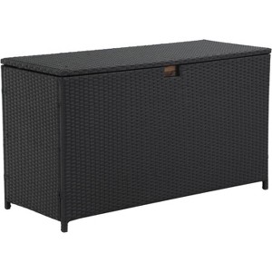My Depot 125 Gallon Large Wicker Deck Box - 1 of 4
