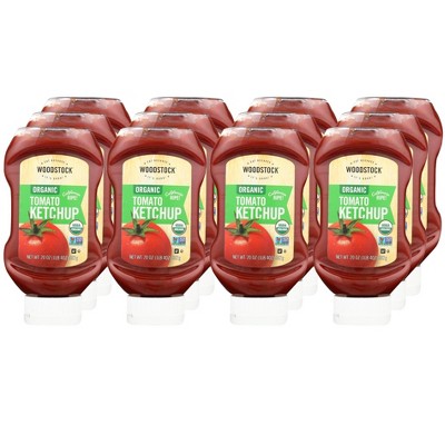 Woodstock Organic Tomato Ketchup - Case of 12/20 oz